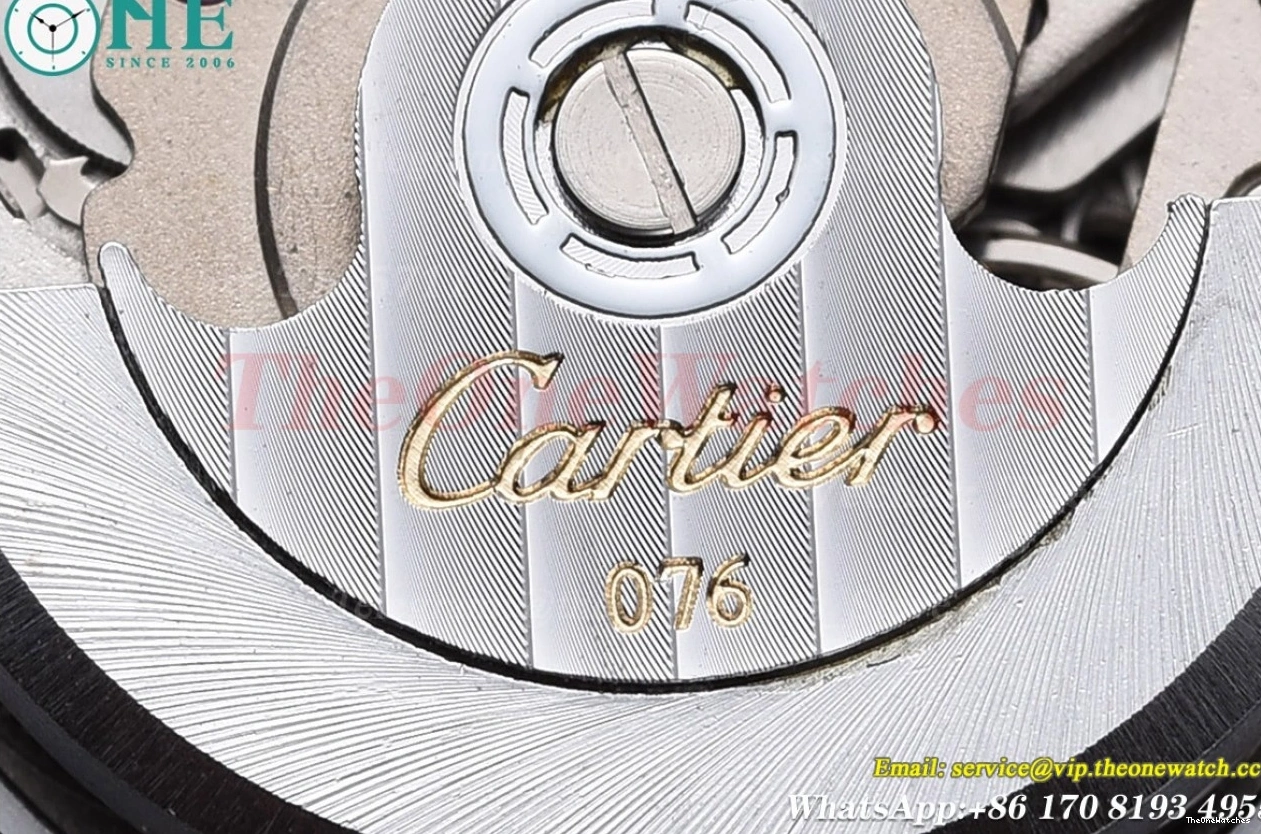 White De V6F Cartier Bleu Ballon 33mm NH05 SS Textured V8 Dial SS 0422